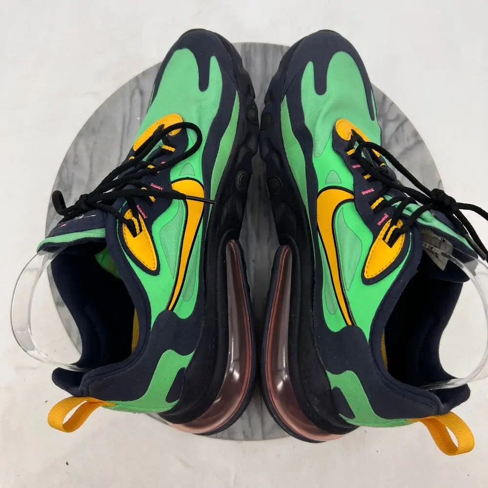 Nike Mens 9.5 Shoes Air Max 270 Electro Green React 2019 Sneakers A04971-300